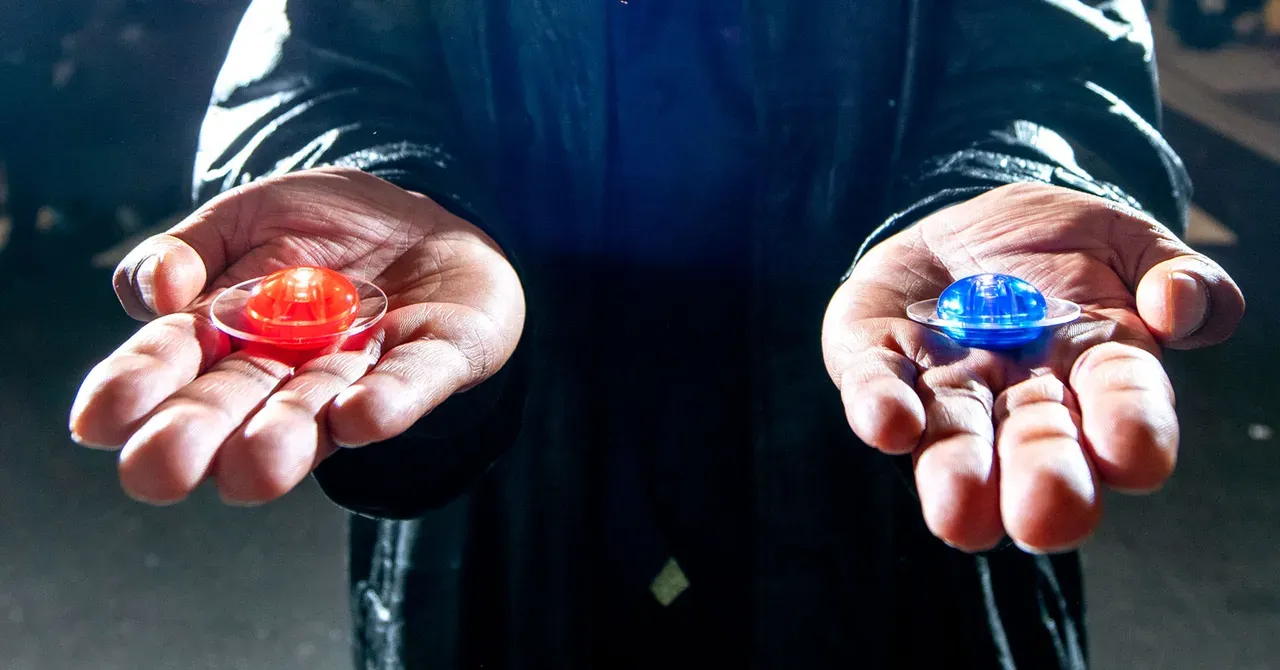 Píldora roja o azul ¿Cuál eliges?💊